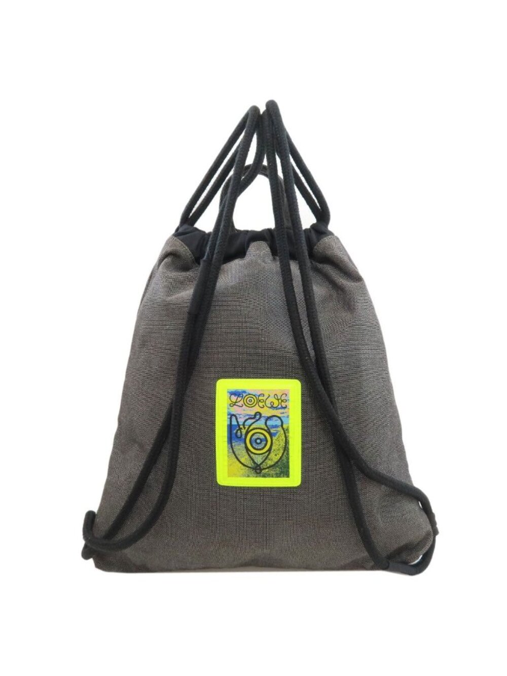 Loewe Anagram Drawstring Snap Backpack Canvas - Picture 2 of 15